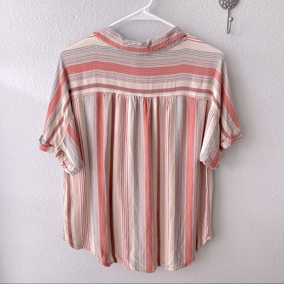 Button up Stripped Shirt - Picture 3 of 4